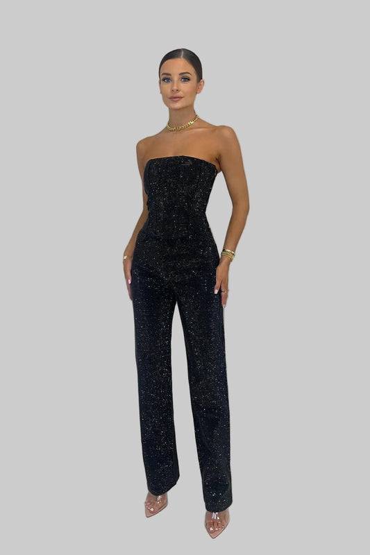 Classic elegant feminine jumpsuit for women | Liora -1