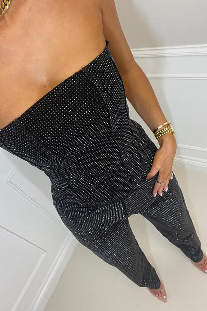 Classic elegant feminine jumpsuit for women | Liora -3