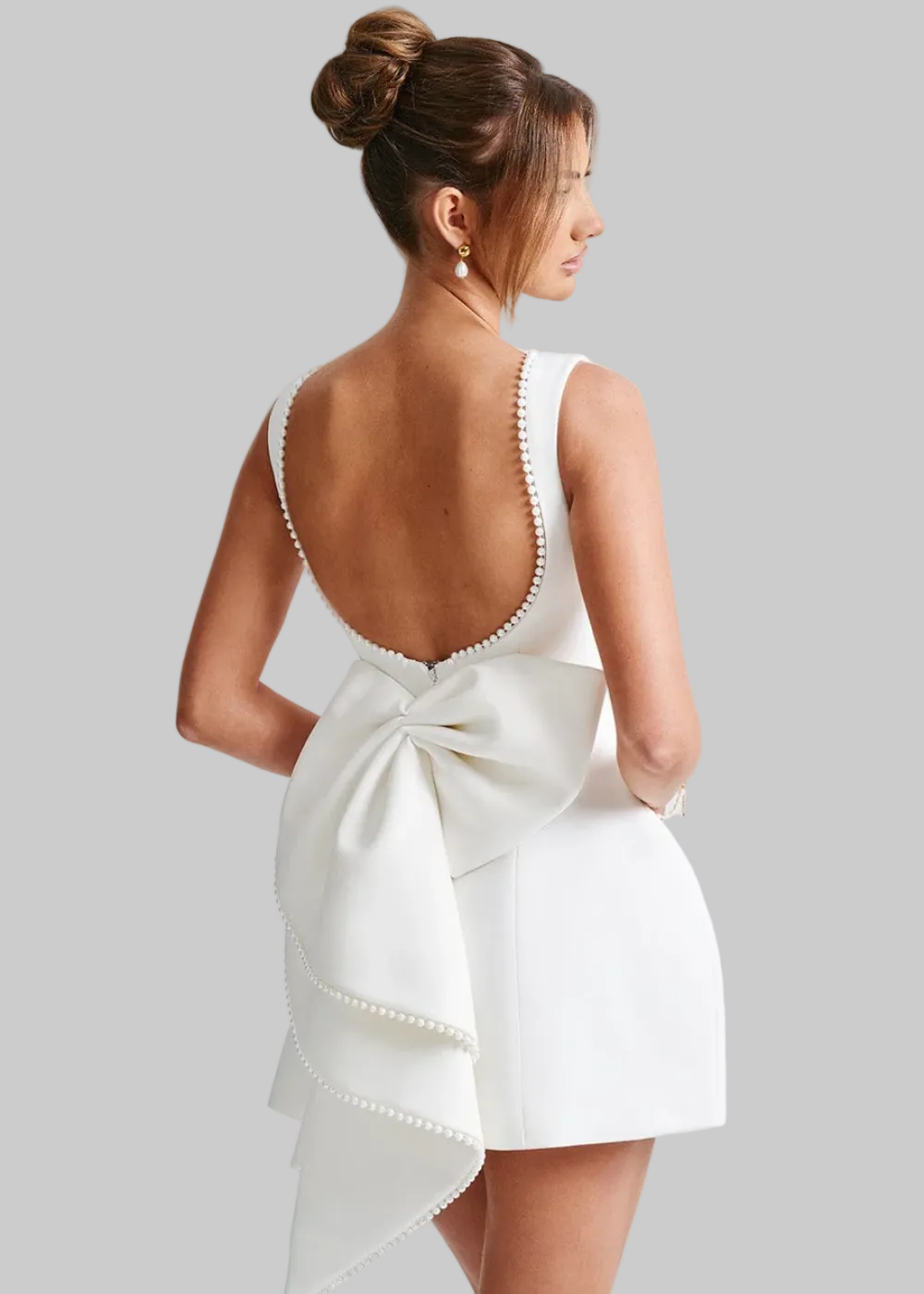 Feminine everyday relaxed mini dress for women | Celestine -2