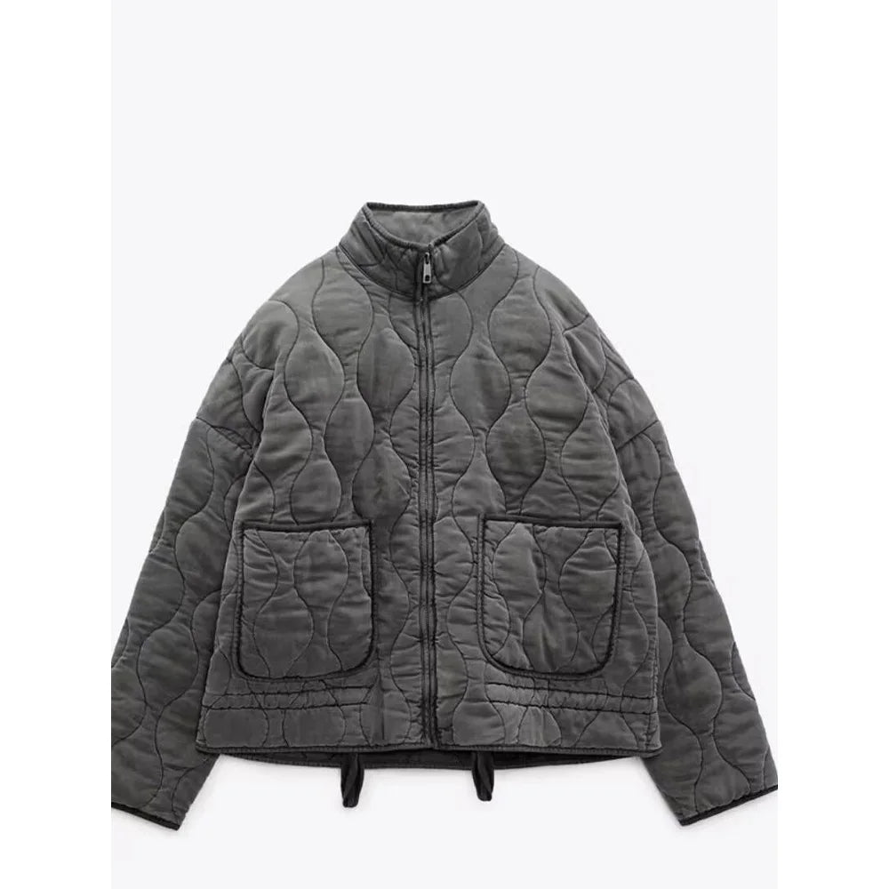 Lightweight everyday quilted puffer jacket for women | Althea -2