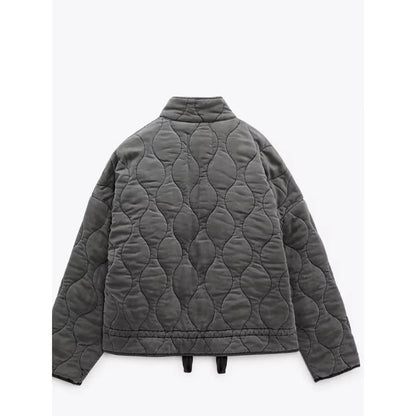Lightweight everyday quilted puffer jacket for women | Althea -3