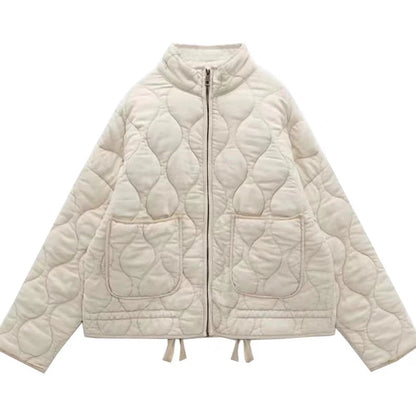 Lightweight everyday quilted puffer jacket for women | Althea -4