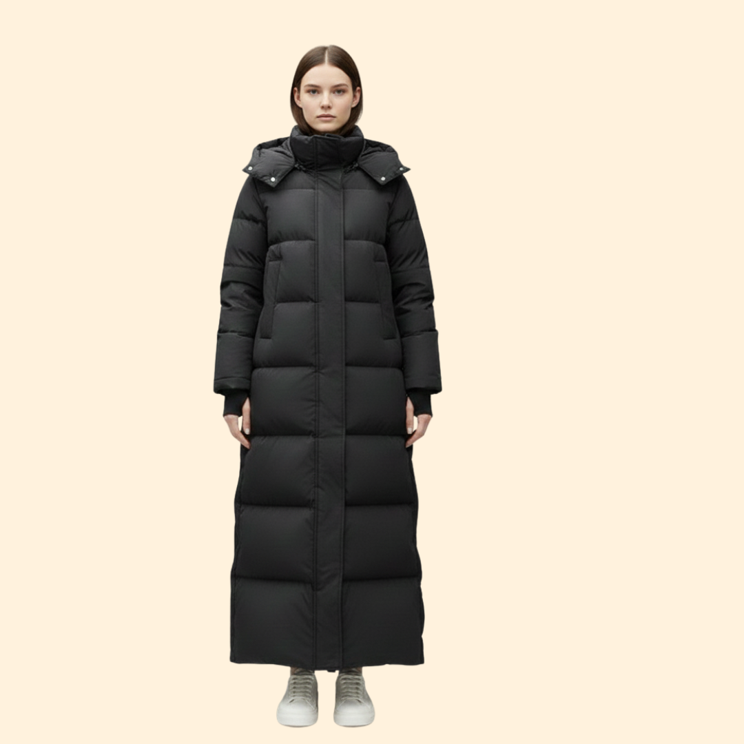 Classic warm insulated parka for women | Elowen -2
