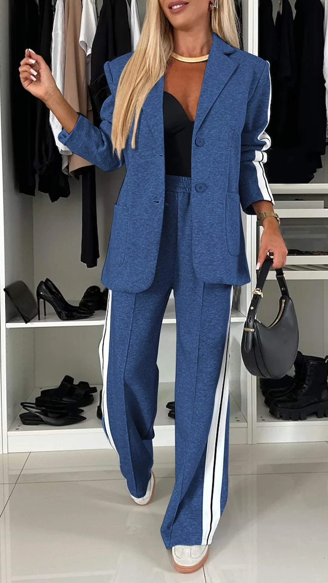 Classic versatile relaxed co-ord set for women | Alice -11