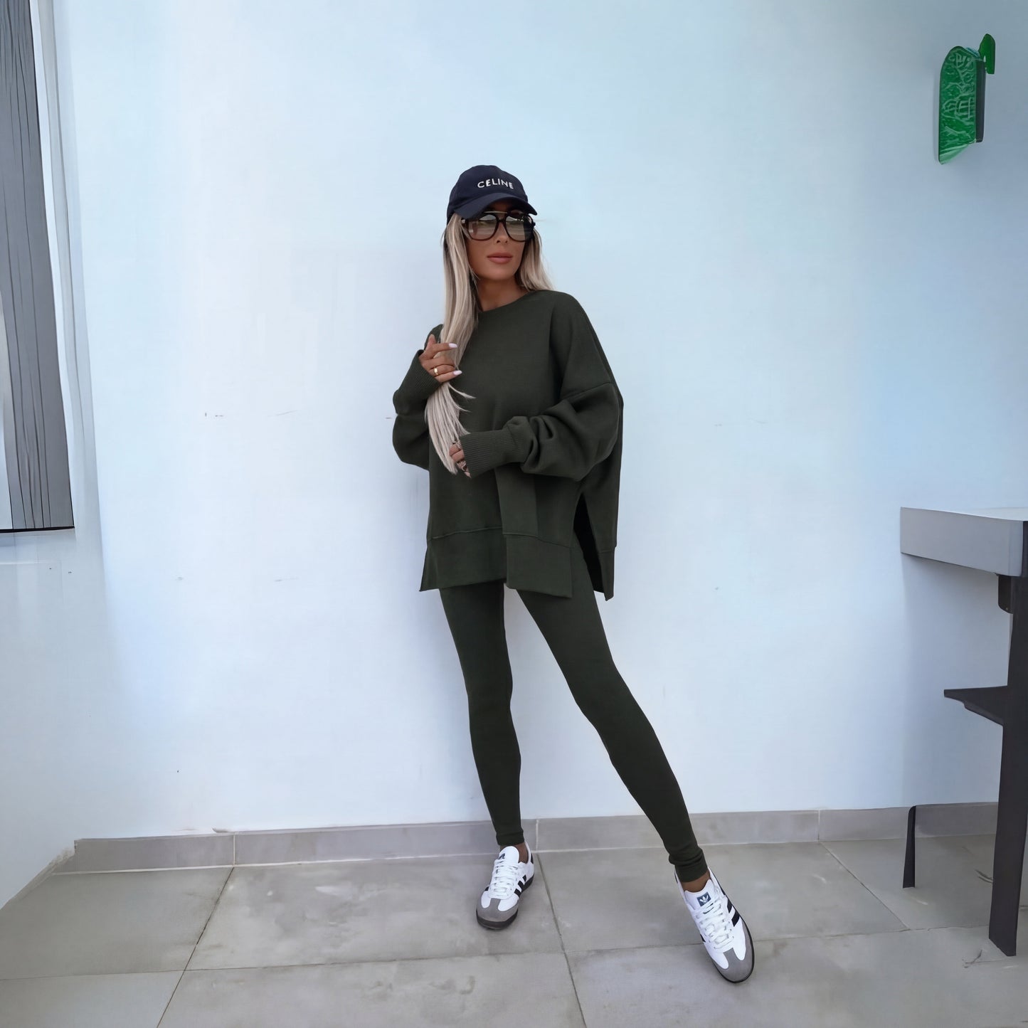 Classic tailored relaxed trousers for women | Yachi -6