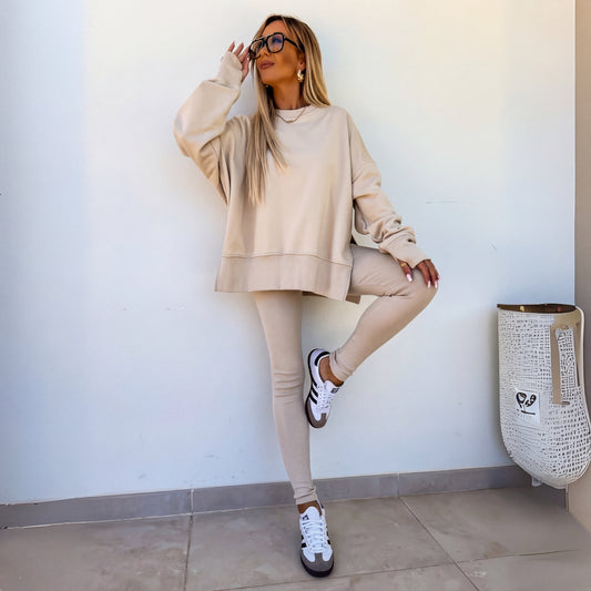 Classic tailored relaxed trousers for women | Yachi -1