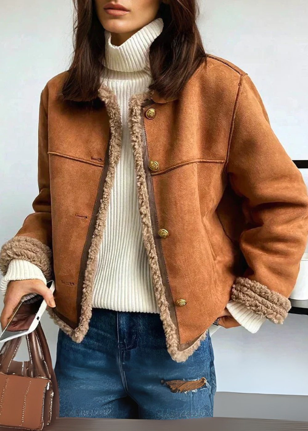 Lightweight versatile relaxed jacket for women | Ruby -2
