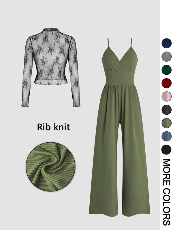 Classic flowy relaxed jumpsuit for women | Maryam -2