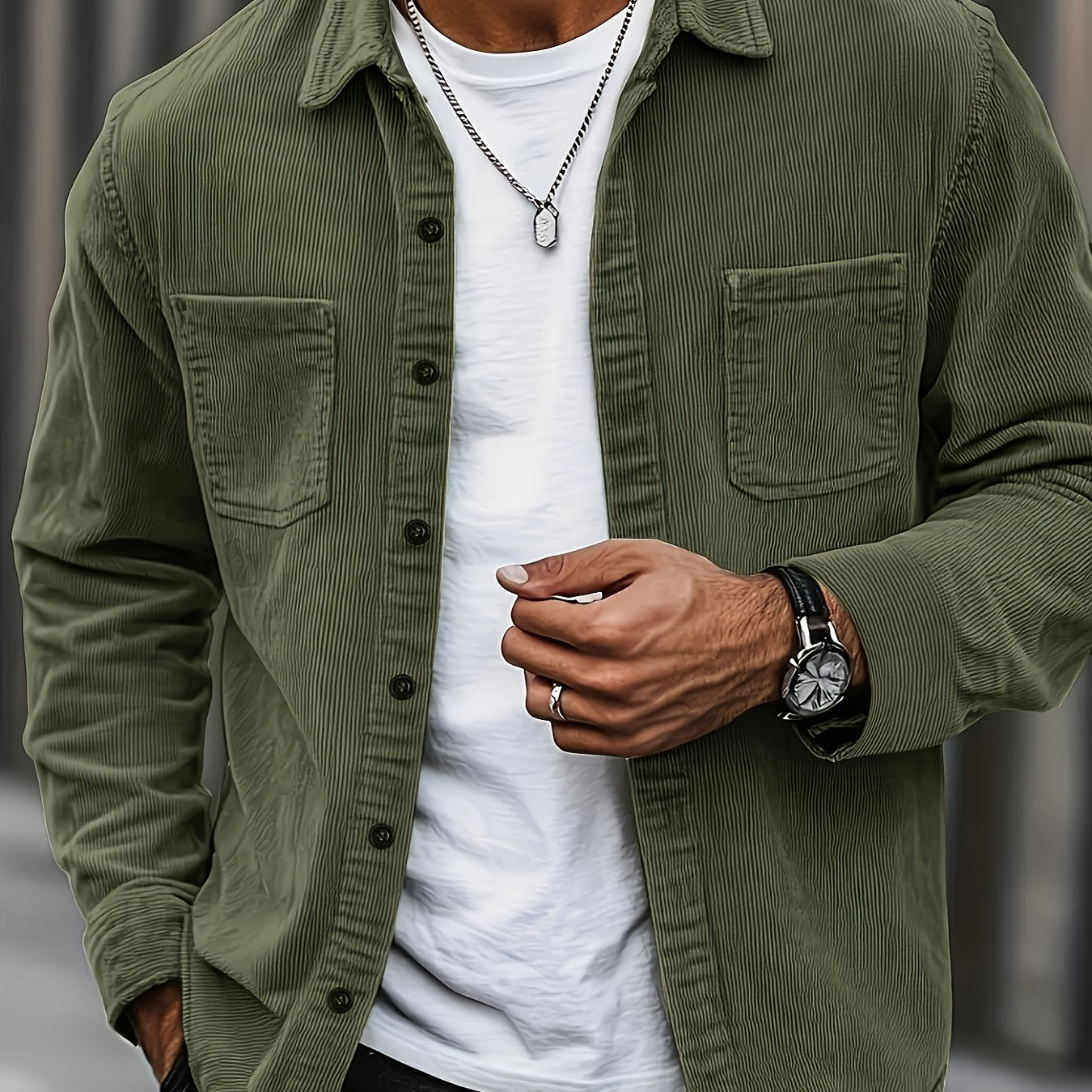 Classic elegant warm coat for men | Ellison -17