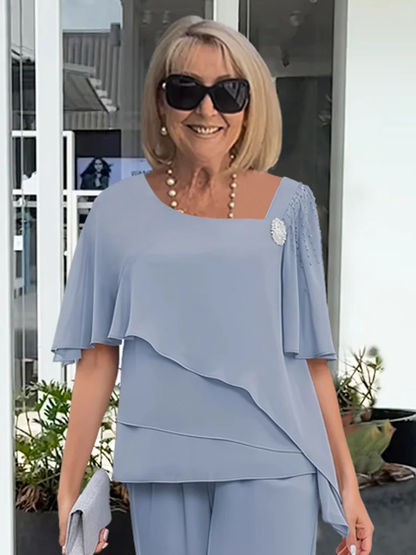Classic everyday relaxed co-ord set for women | Wylie -2
