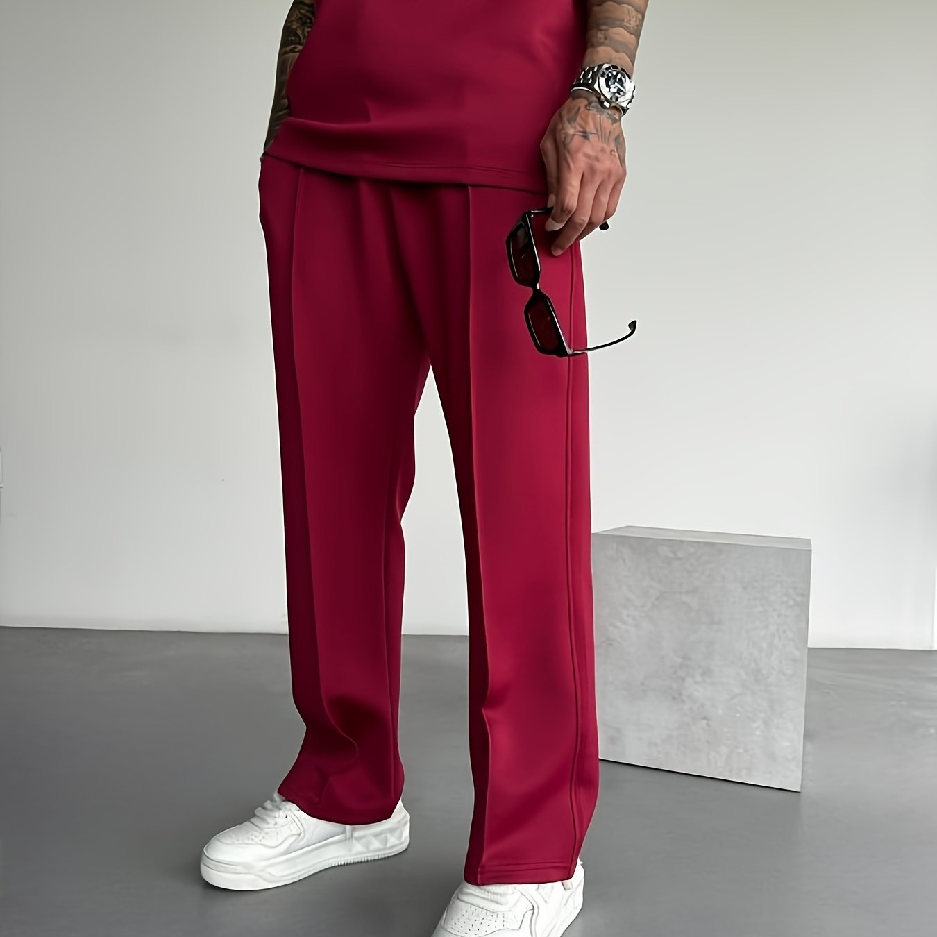 Smart everyday tailored trousers for men | Ellison -26