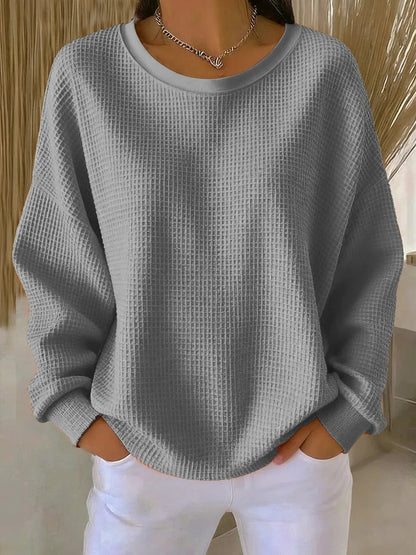 Classic cosy ribbed jumper for women | Nora -10