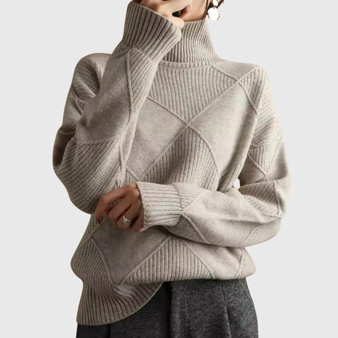 Soft cosy relaxed jumper for women | Lunelle -6