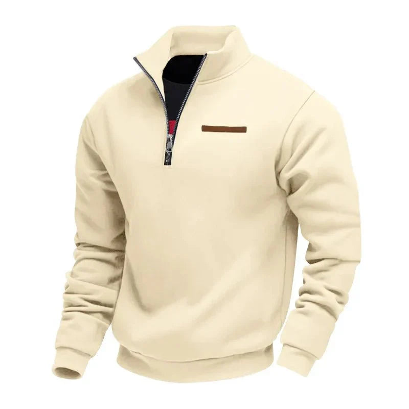 Classic soft relaxed jumper for men | Adrien -3