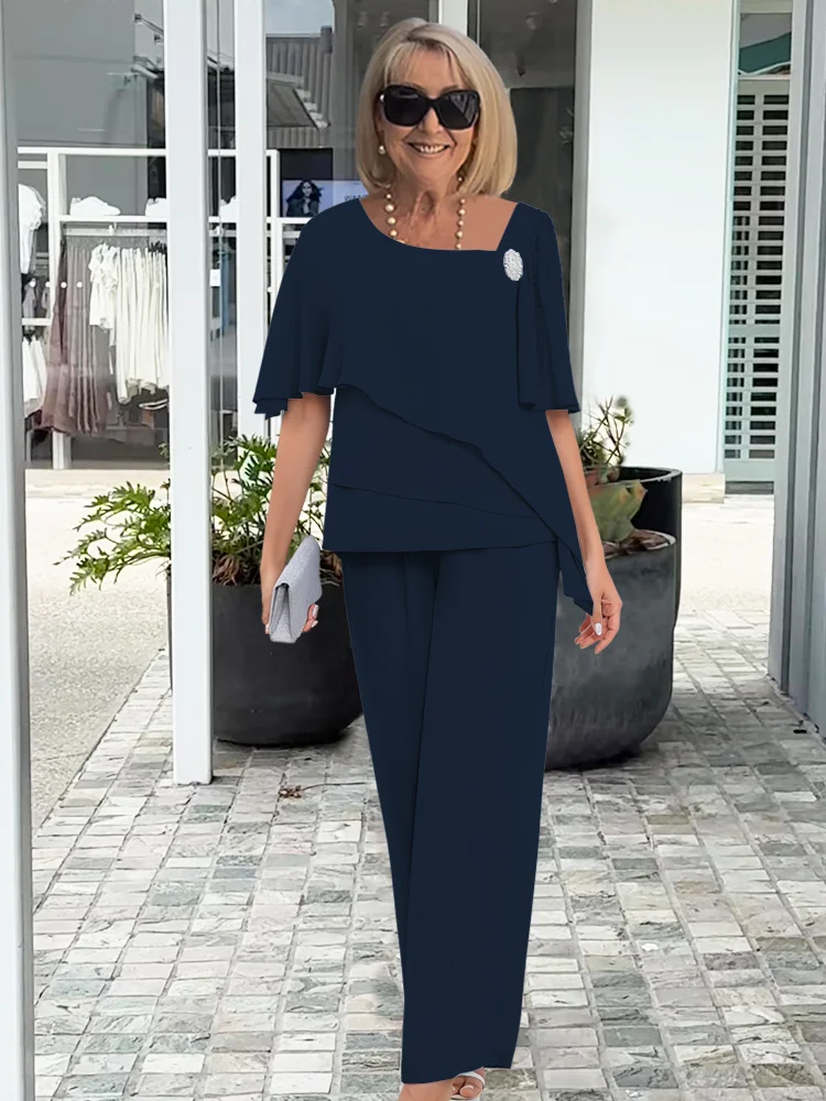 Classic everyday relaxed co-ord set for women | Wylie -4