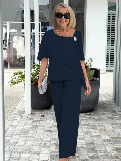 Classic everyday relaxed co-ord set for women | Wylie -4
