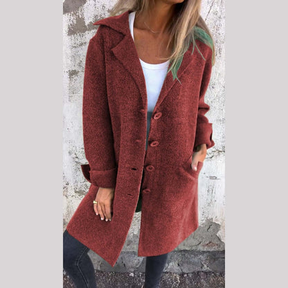 Classic elegant warm coat for women | Baylea -10