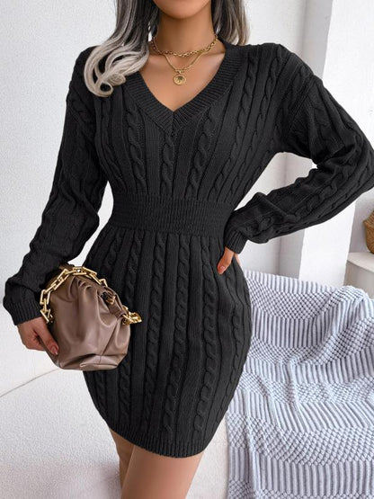 Elegant flowy relaxed dress for women | Holly -4