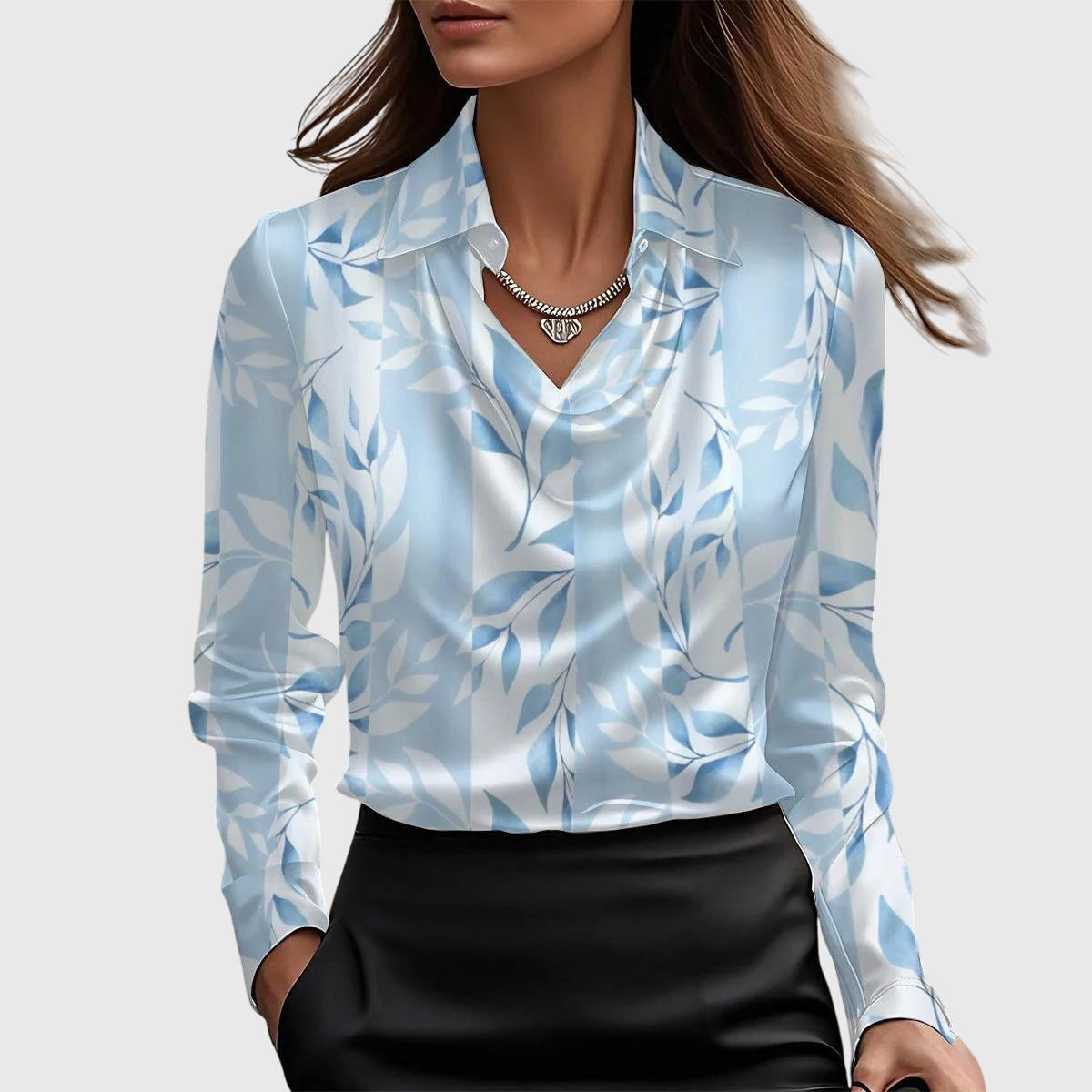 Elegant feminine everyday blouse for women | Brooklyn -6