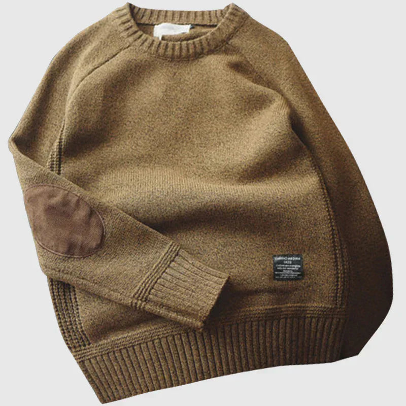 Classic relaxed knit jumper for men | Aldwyn Haven -9