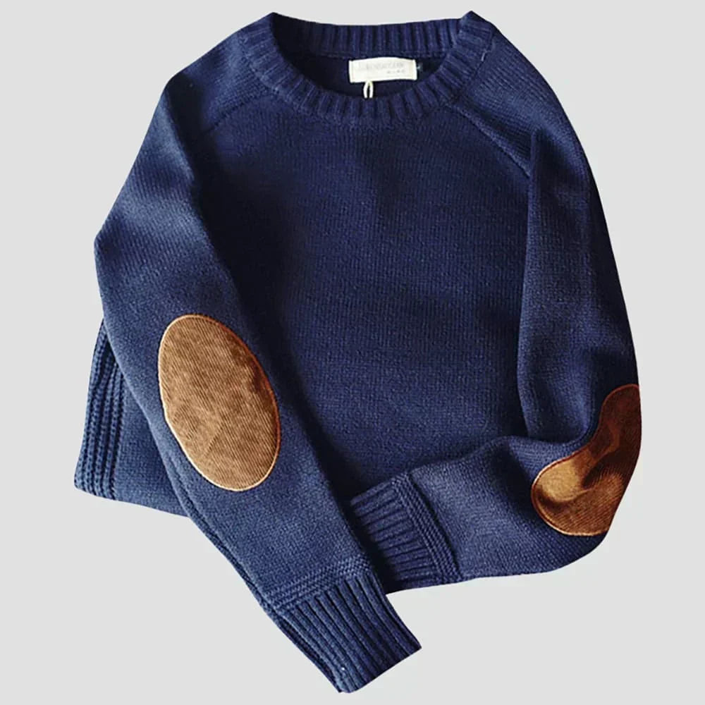 Classic relaxed knit jumper for men | Aldwyn Haven -8