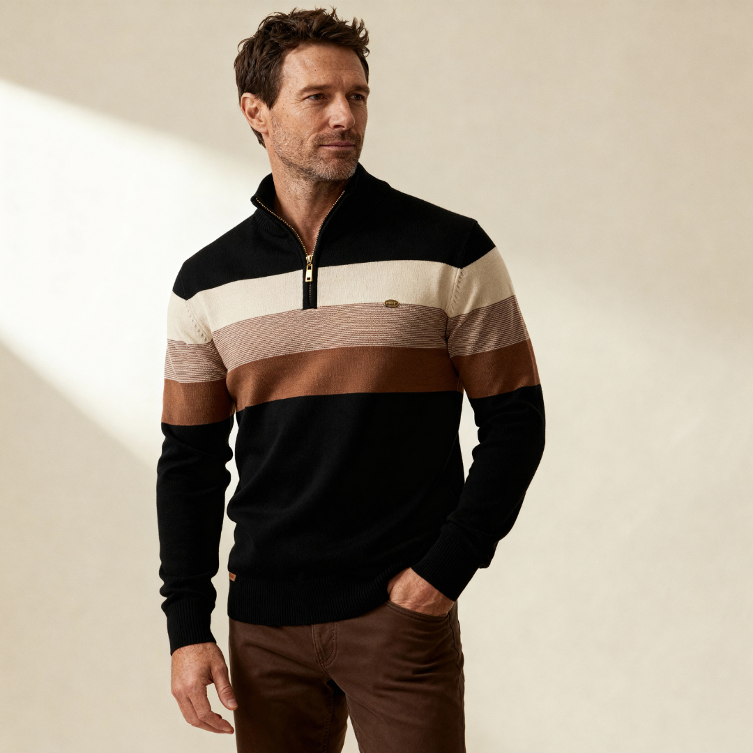 Classic soft knit jumper for men | Burk -3