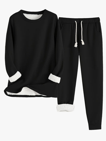 Comfortable soft relaxed loungewear set for women | Elara -4