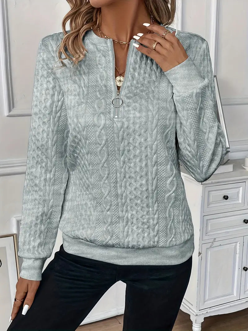 Classic relaxed knit jumper for women | Amy -17