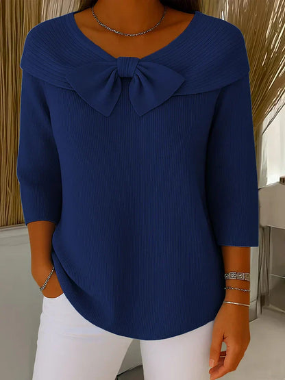Soft cosy ribbed jumper for women | Elodie -5