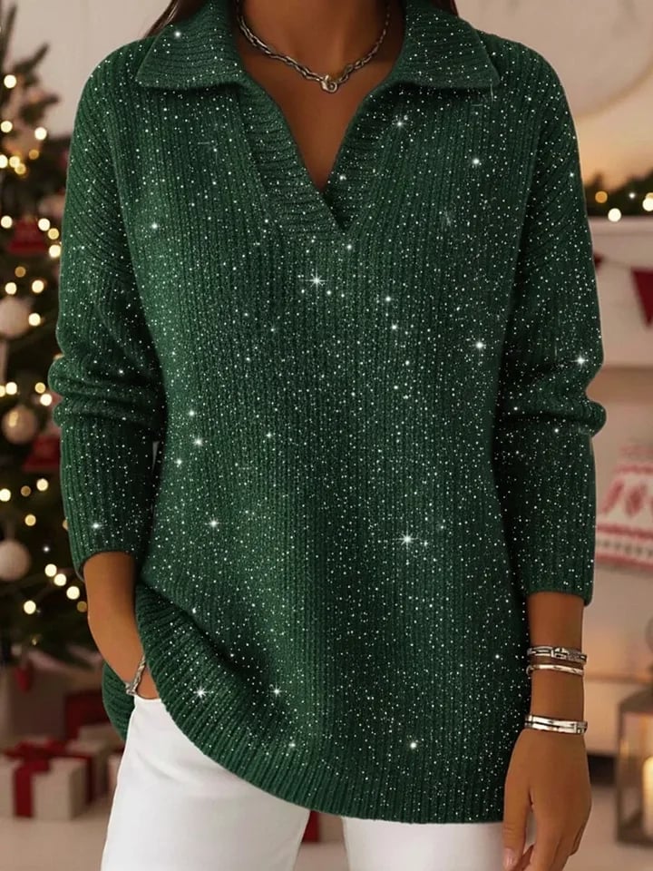 Soft relaxed ribbed jumper for women | Léonie -7