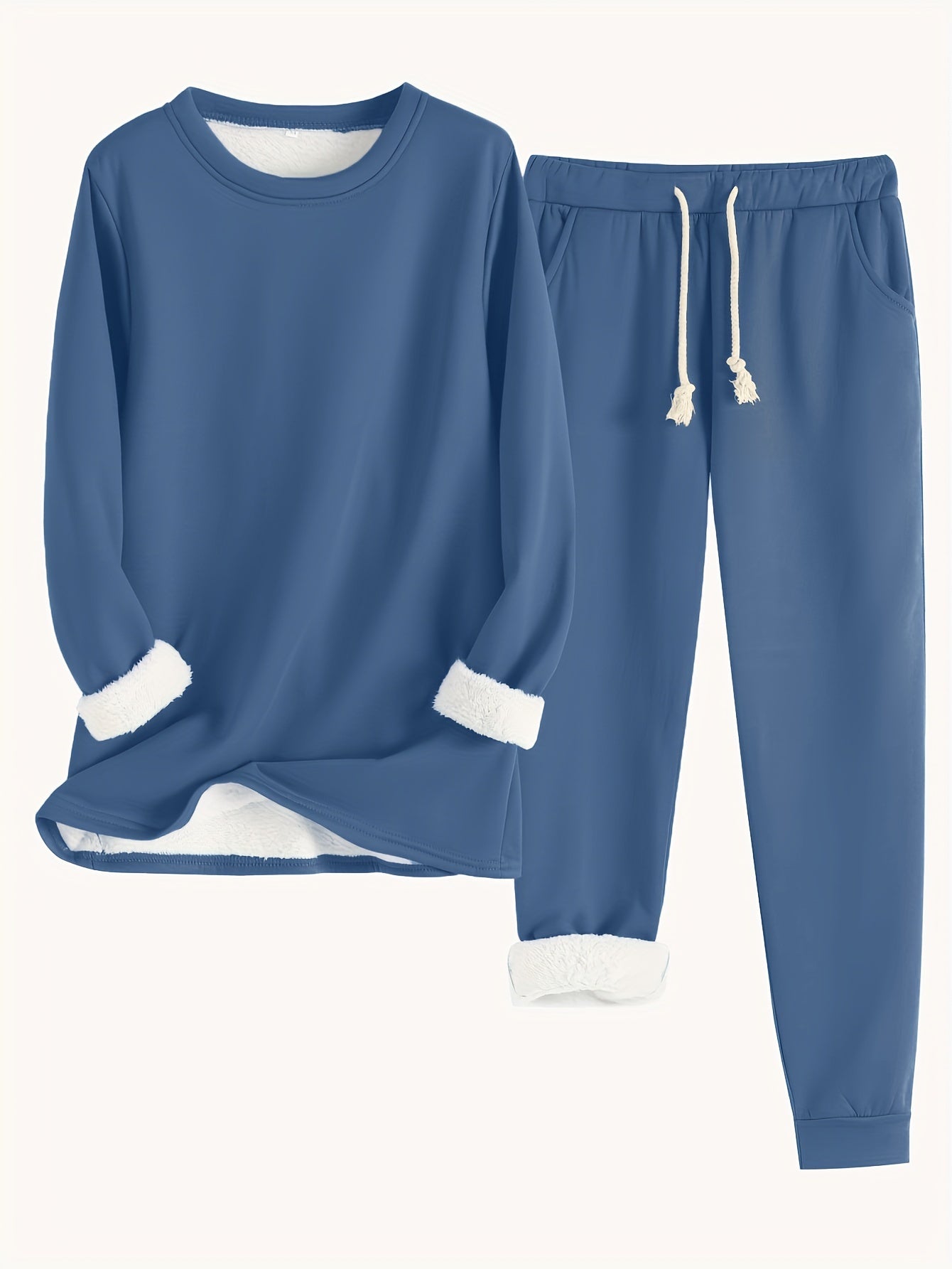 Comfortable soft relaxed loungewear set for women | Elara -14