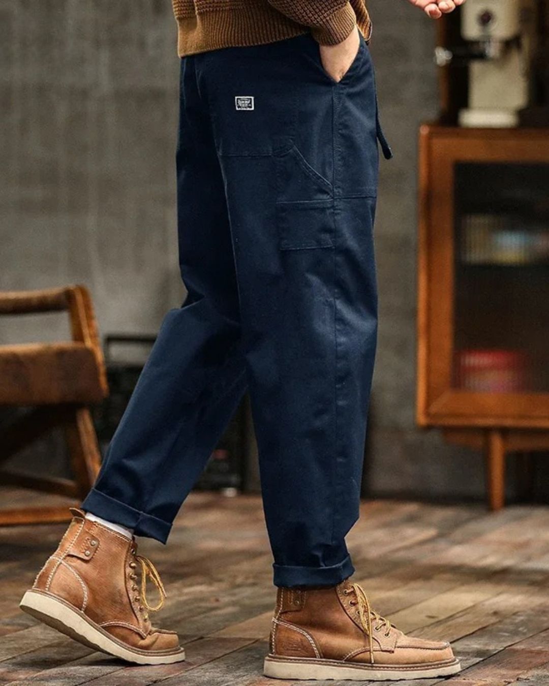 Utility everyday relaxed cargo trousers for men | Hudson -4