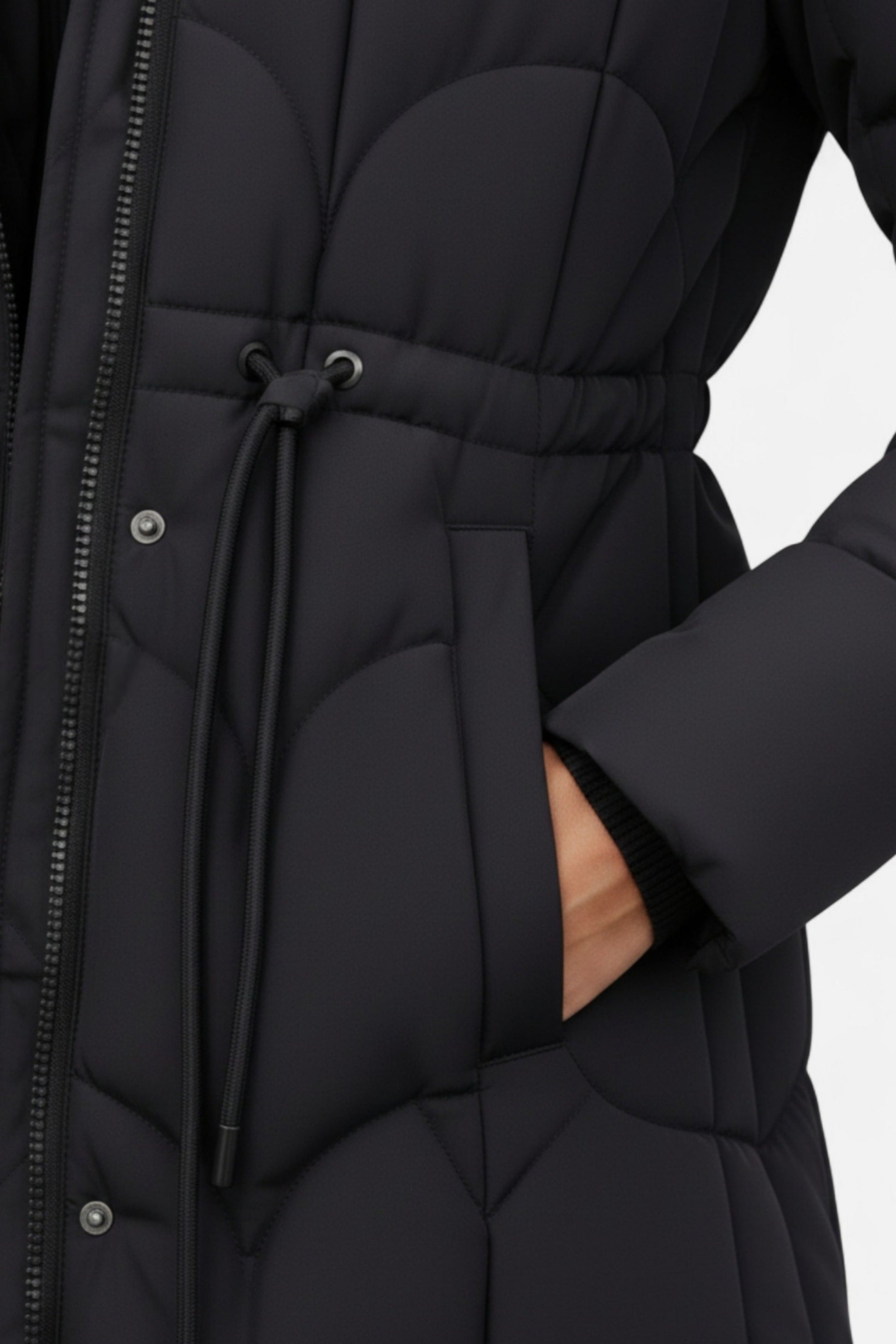 Warm lightweight quilted puffer jacket for women | Caurelle -2