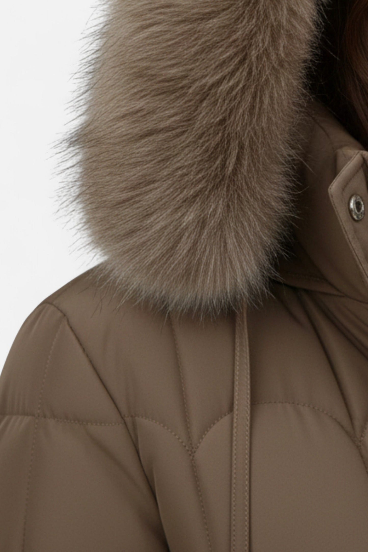 Warm lightweight quilted puffer jacket for women | Caurelle -5