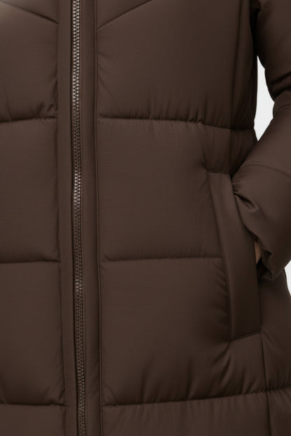 Warm everyday insulated puffer jacket for women | Caurelle -5