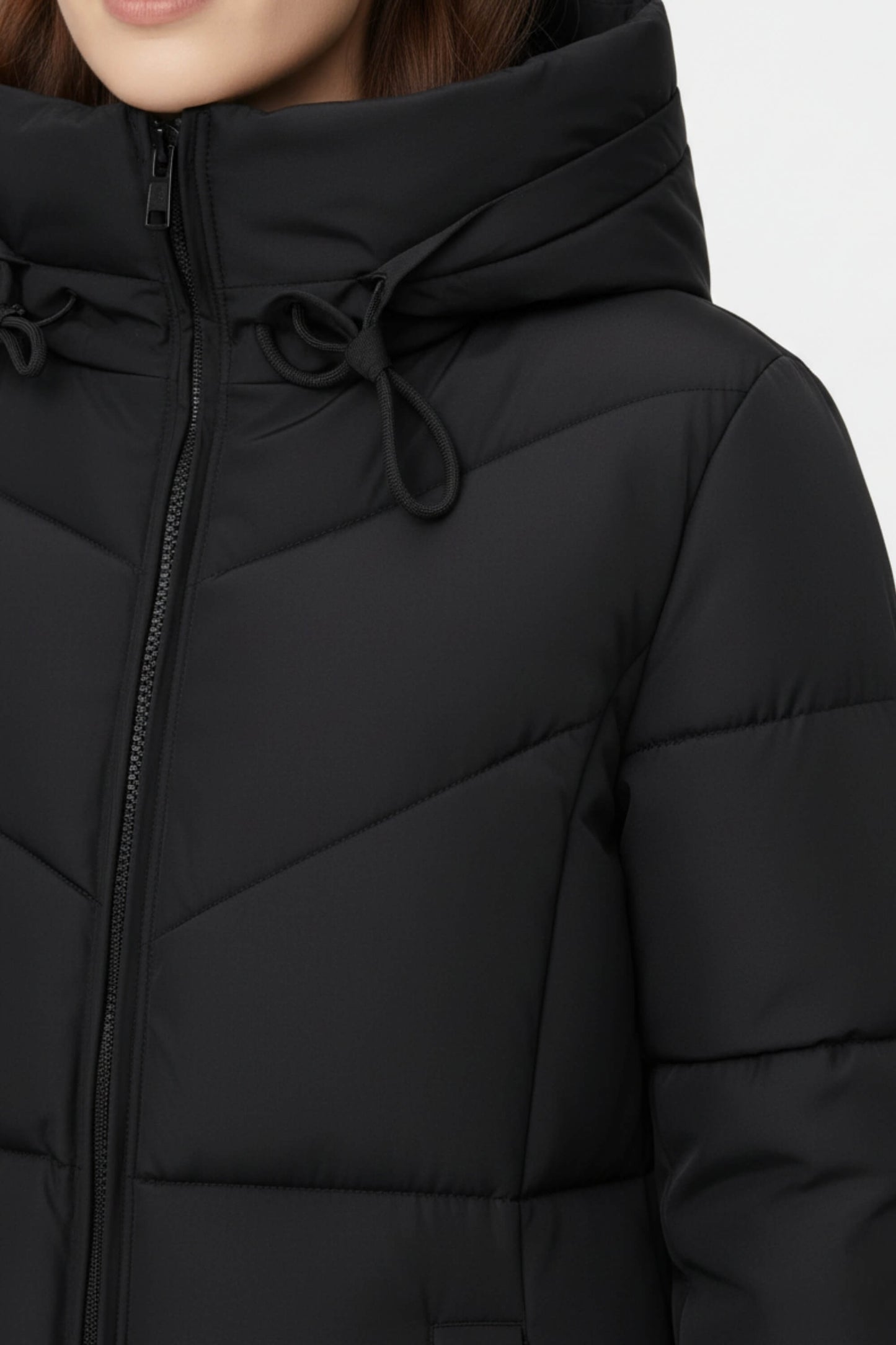 Warm everyday insulated puffer jacket for women | Caurelle -2