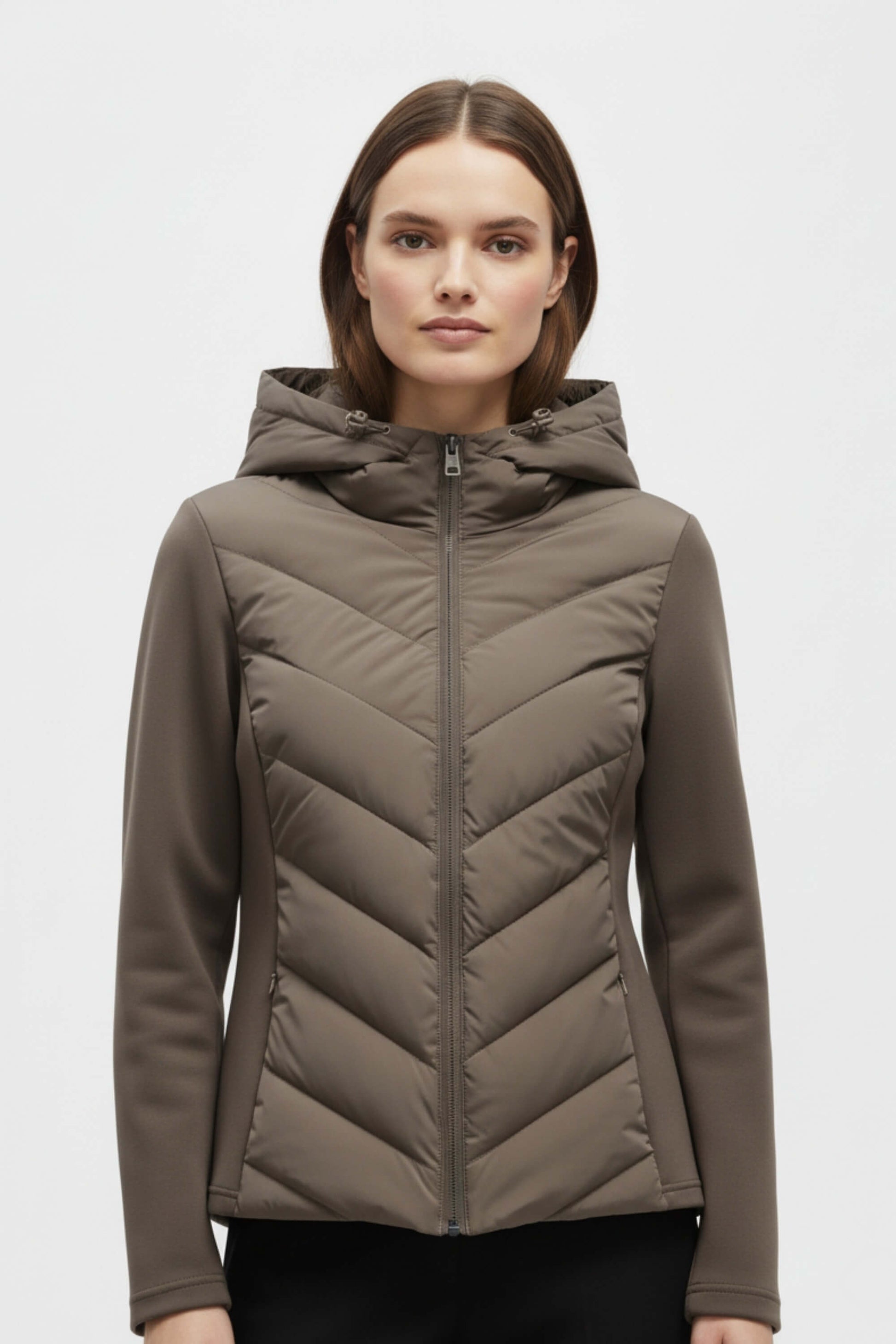 Warm everyday insulated puffer jacket for women | Caurelle -9