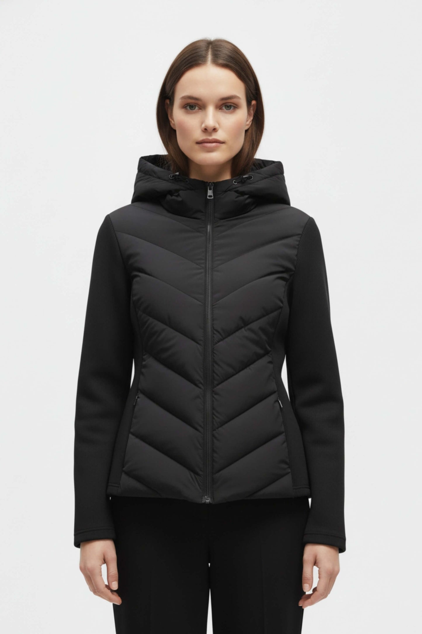 Warm everyday insulated puffer jacket for women | Caurelle -1