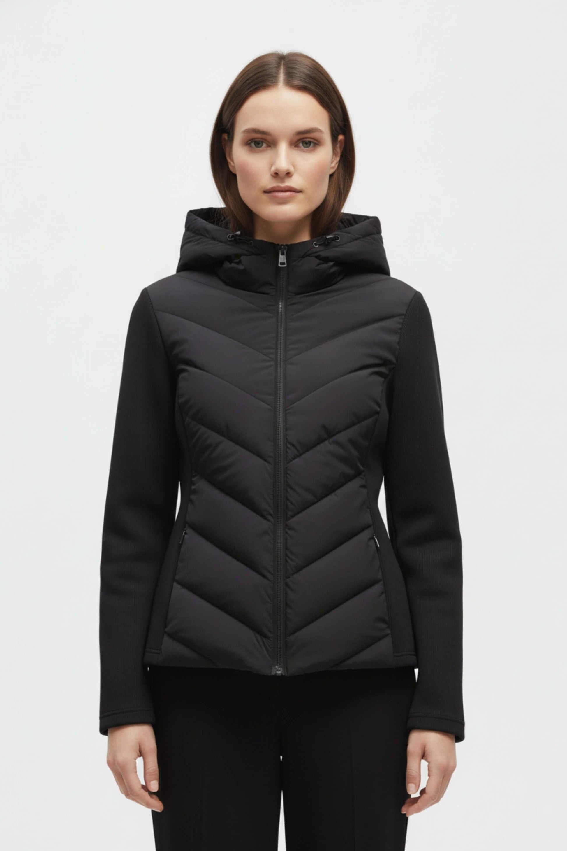 Warm everyday insulated puffer jacket for women | Caurelle -1