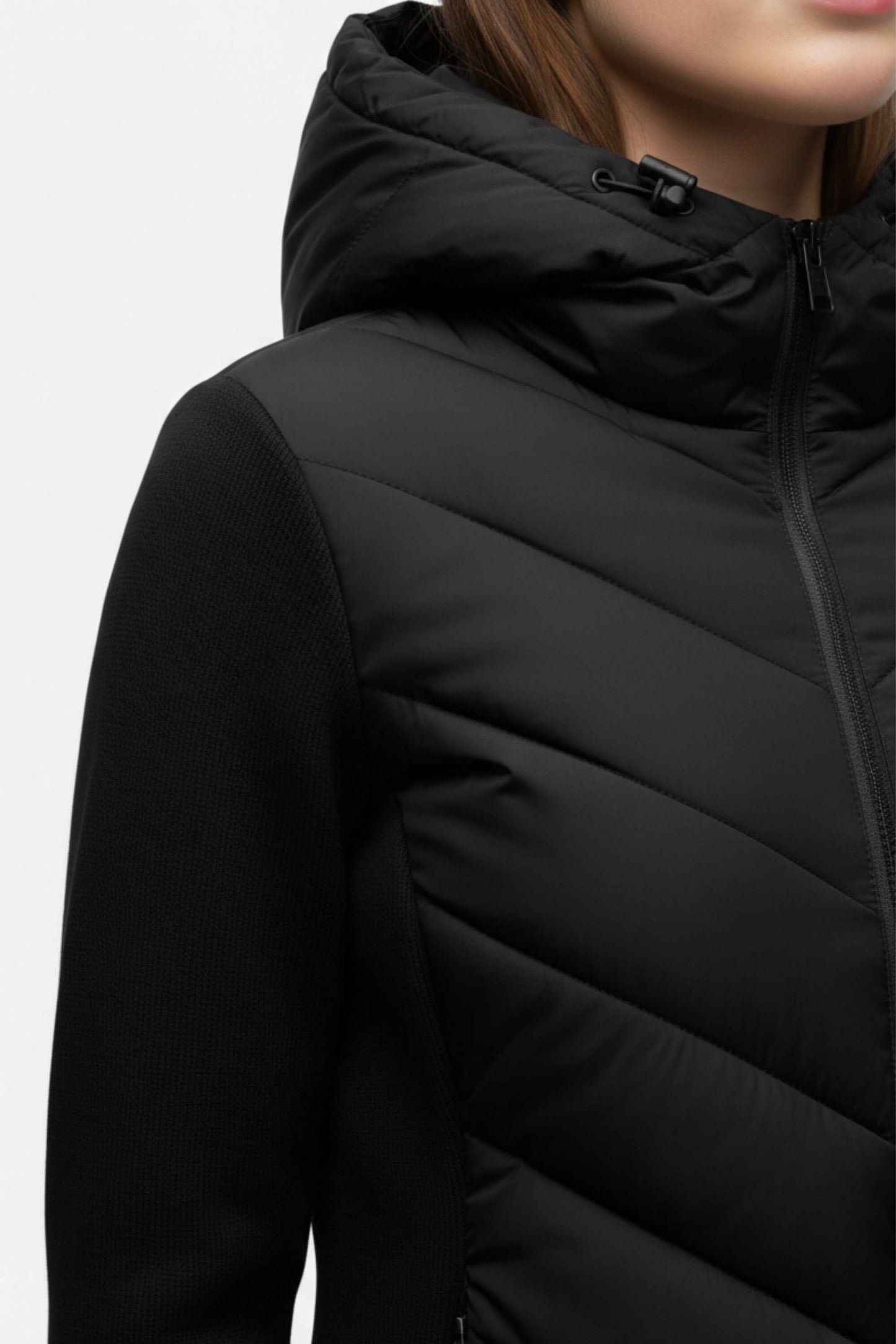Warm everyday insulated puffer jacket for women | Caurelle -2