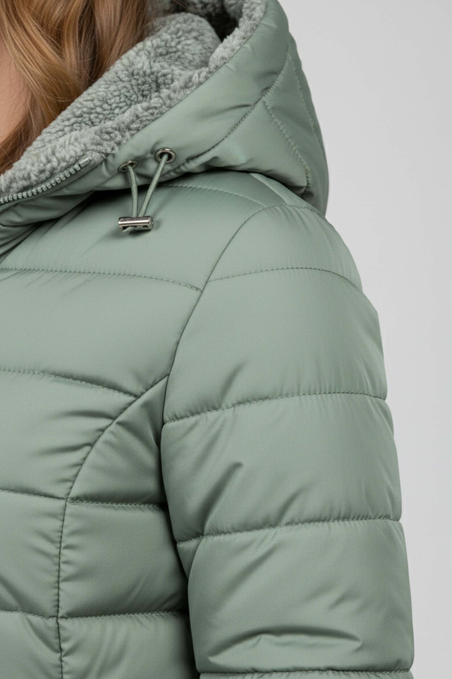 Warm lightweight quilted puffer jacket for women | Caurelle -8