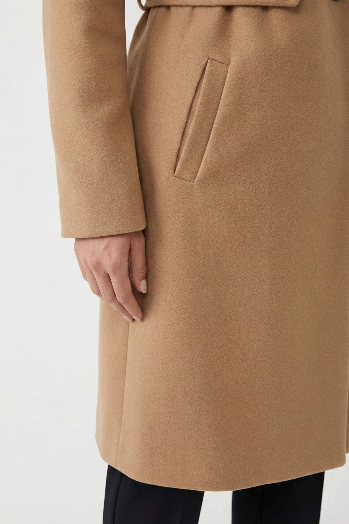 Elegant warm tailored coat for women | Caurelle -5