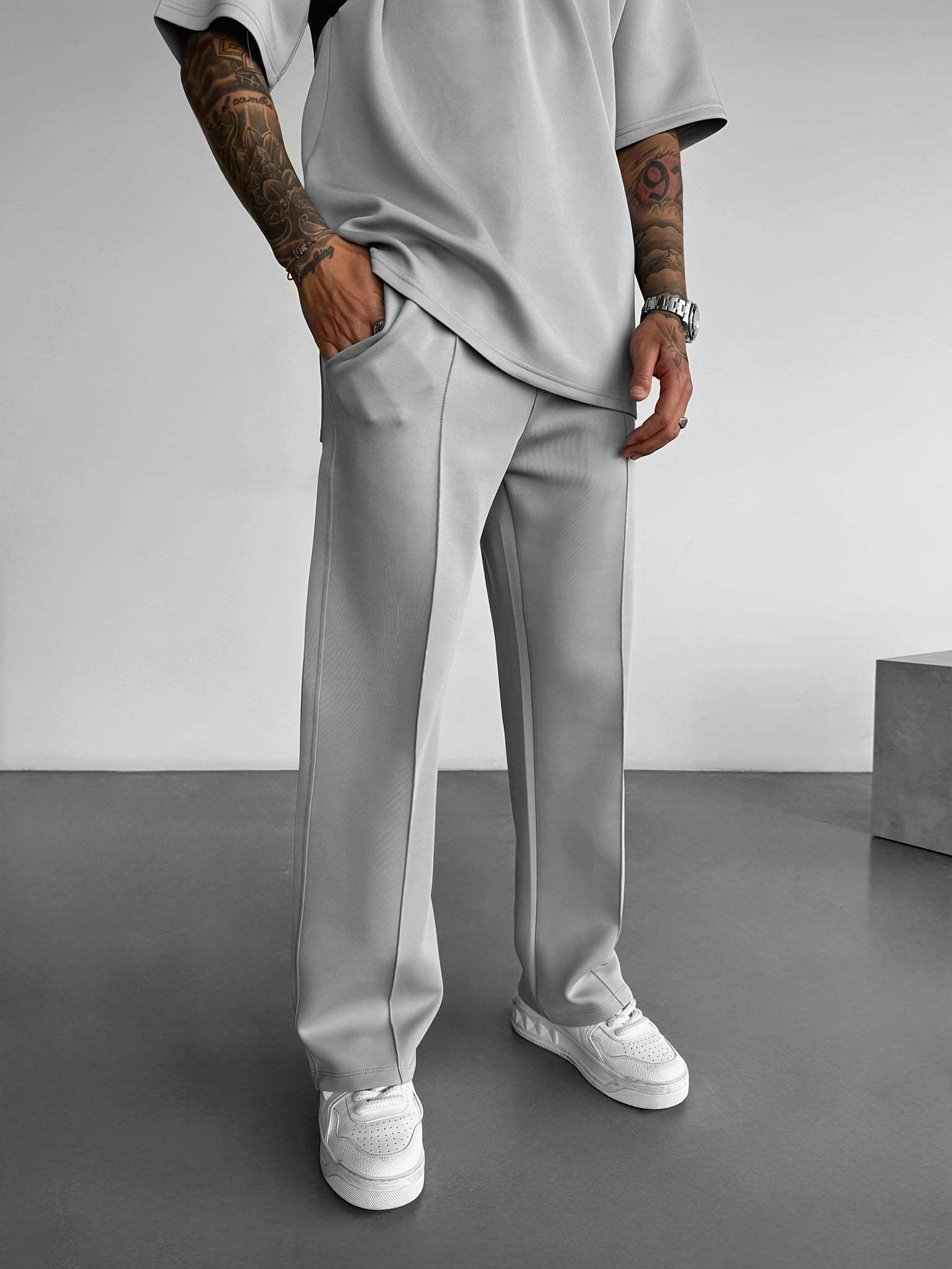 Smart everyday tailored trousers for men | Ellison -6