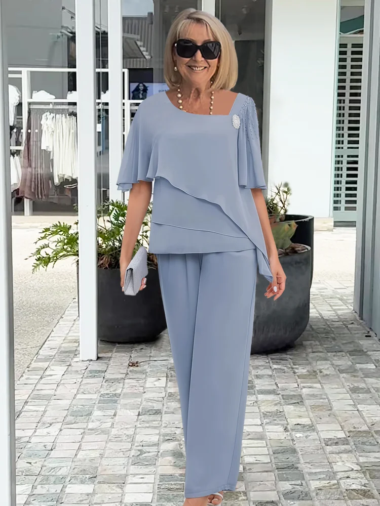 Classic everyday relaxed co-ord set for women | Wylie -1
