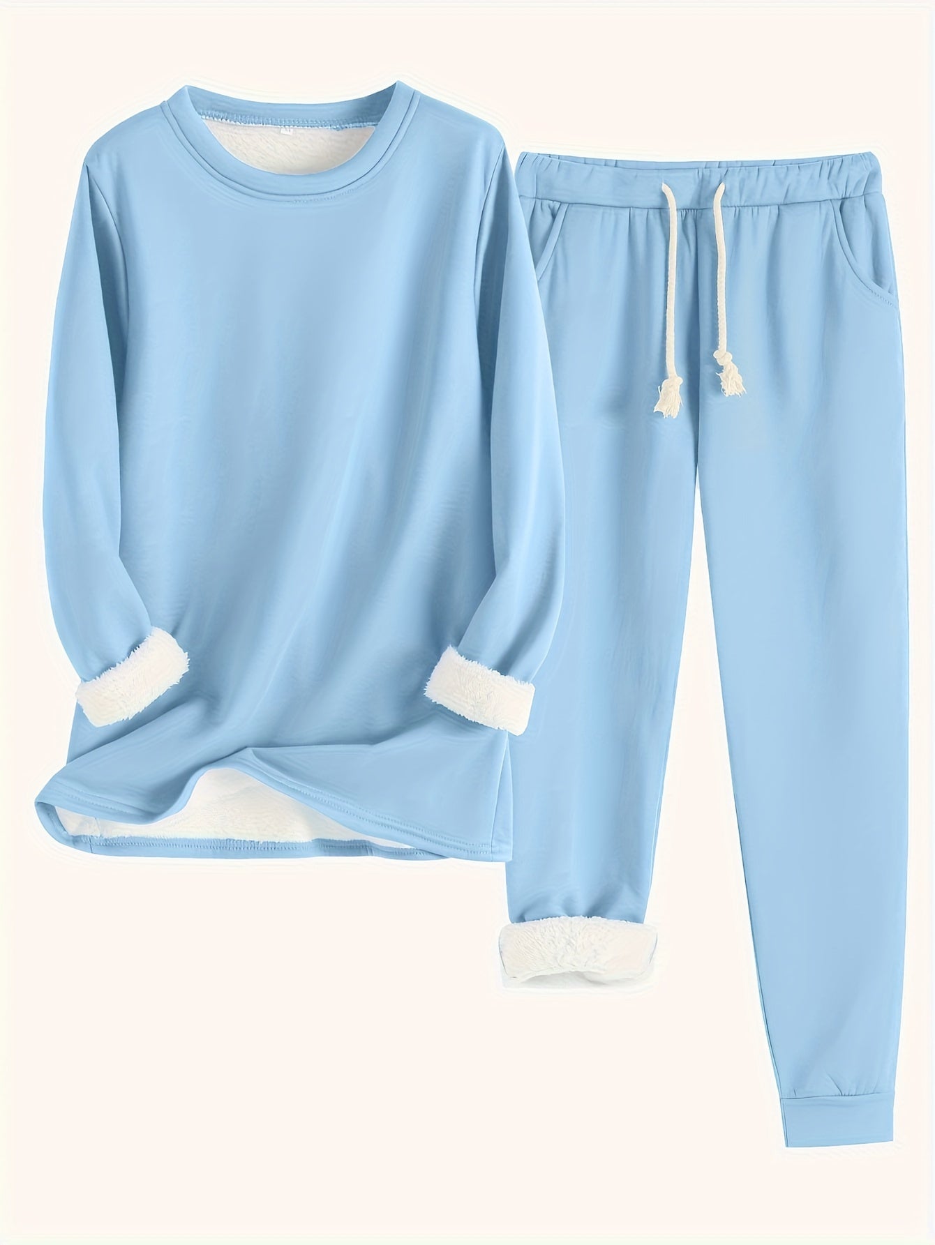 Comfortable soft relaxed loungewear set for women | Elara -12