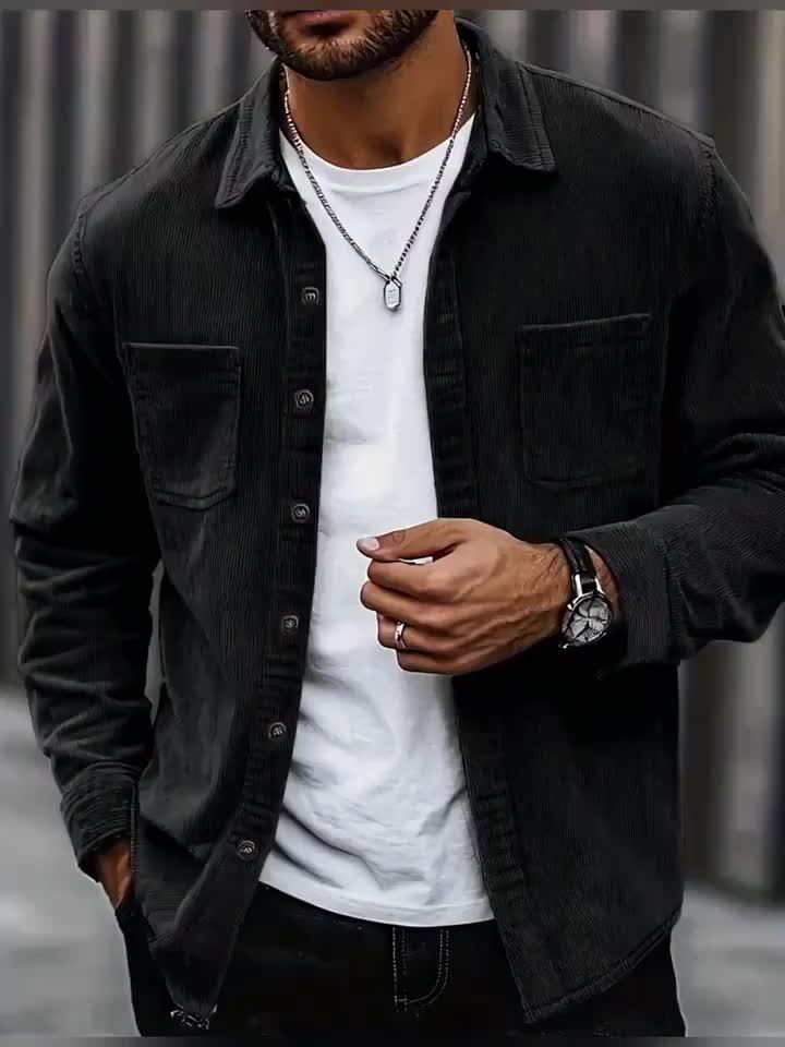 Classic elegant warm coat for men | Ellison -8