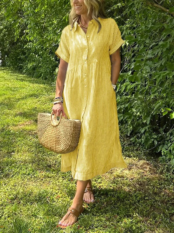 Elegant everyday relaxed maxi dress for women | Ruby -2
