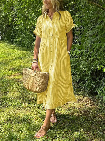 Elegant everyday relaxed maxi dress for women | Ruby -2