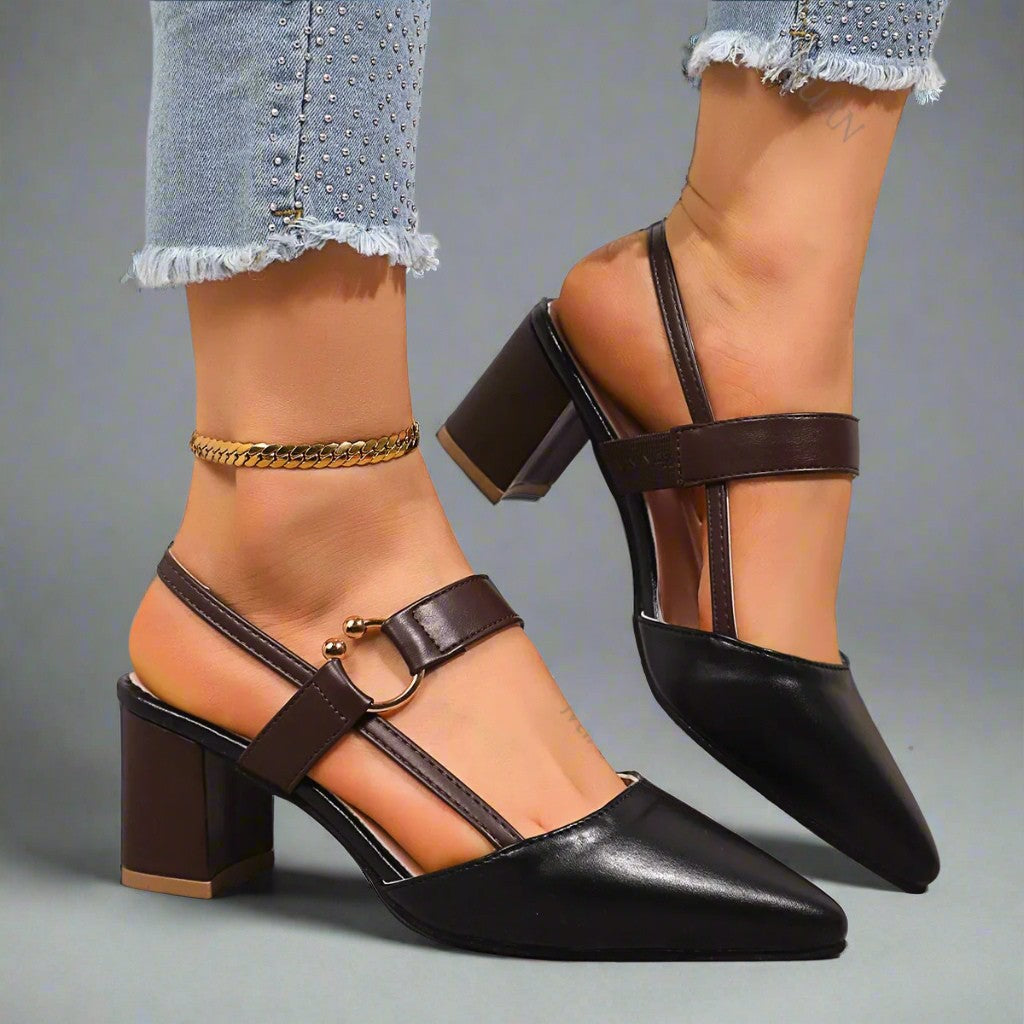 Classic elegant everyday heels for women | Elowen -3