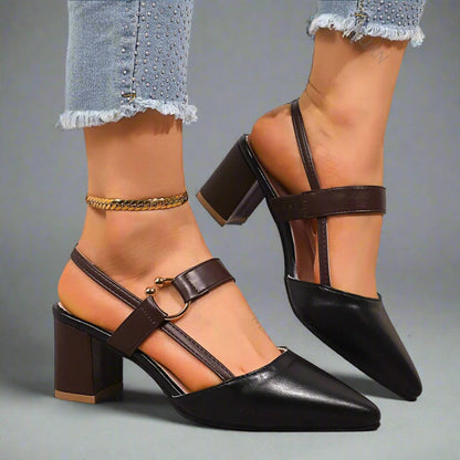 Classic elegant everyday heels for women | Elowen -3